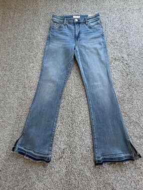 Kut from the Kloth High Rise Stella Flare Jeans Size 2 Light Wash NWT
